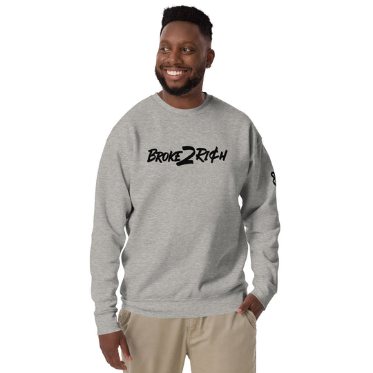 Black Broke2Rich - Unisex Fleece Pullover