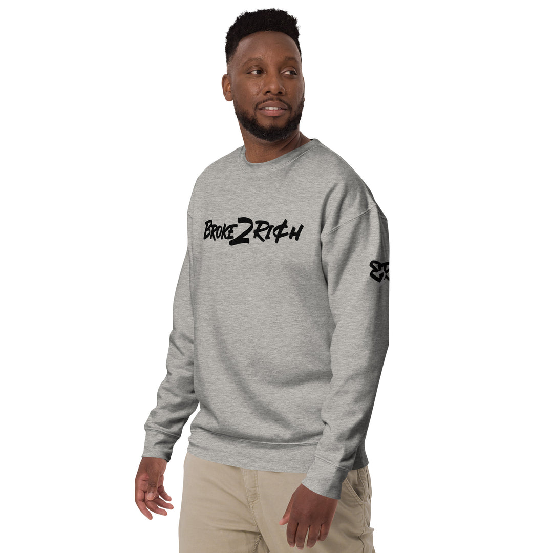 Black Broke2Rich - Unisex Fleece Pullover