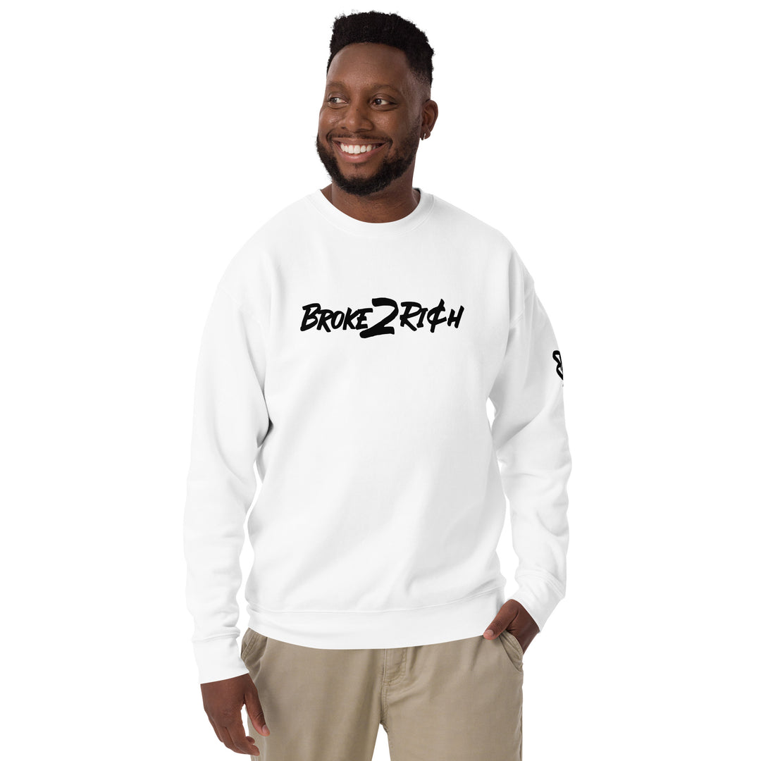 Black Broke2Rich - Unisex Fleece Pullover